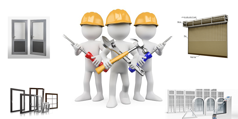 Sửa Chữa Cửa Nhựa Lõi Thép Cửa Cuốn Cửa Nhôm