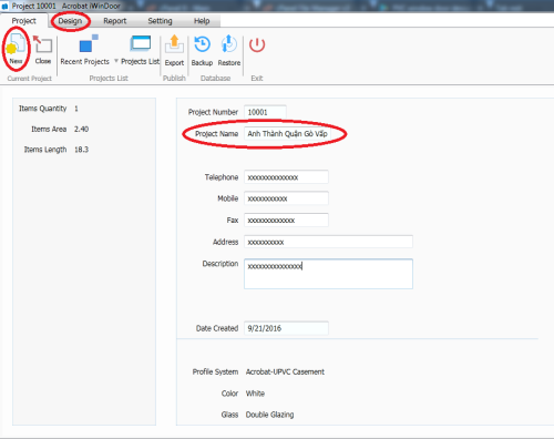Tạo File Thiết Kế Cửa Nhựa Lõi Thép Cửa Nhôm