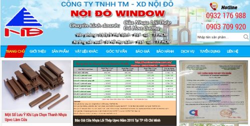 Công Ty Tuyển Thợ Cửa Nhựa Lõi Thép