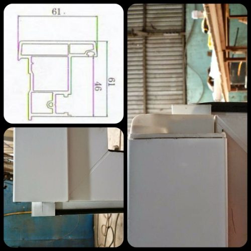 Đố động cửa nhựa lõi thép