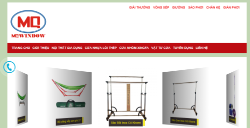 Website của công ty Minh Quốc cung cấp cửa nhựa lõi thép cửa nhom7