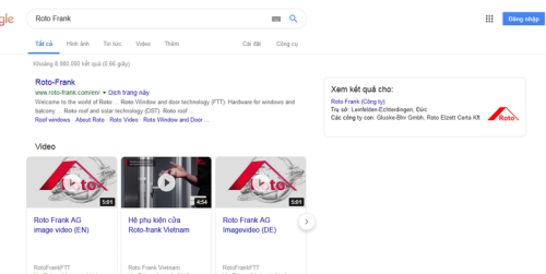 Tra nguồn gốc xuất xứ bằng cách gõ tên nhãn hiệu, thương hiệu tên công ty lên google