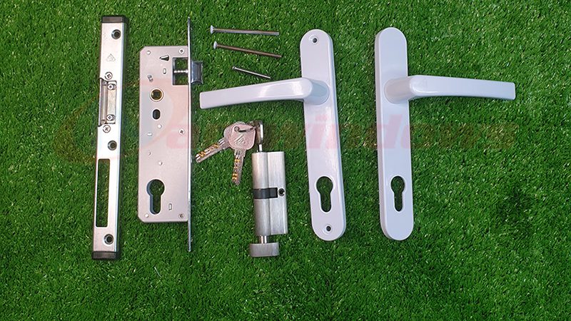 Bộ khóa đơn điểm GQ ASSA ABLOY tay đầu tròn chính hãng