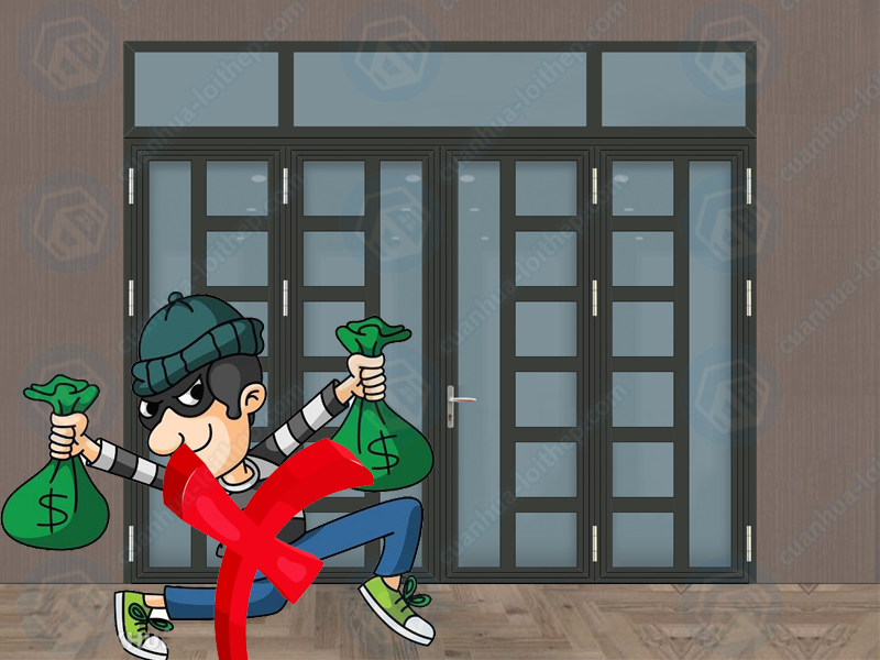 Cửa nhôm xingfa có an toàn chống trộm không