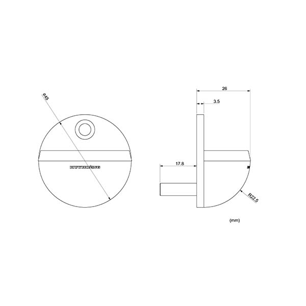 chặn cửa inox