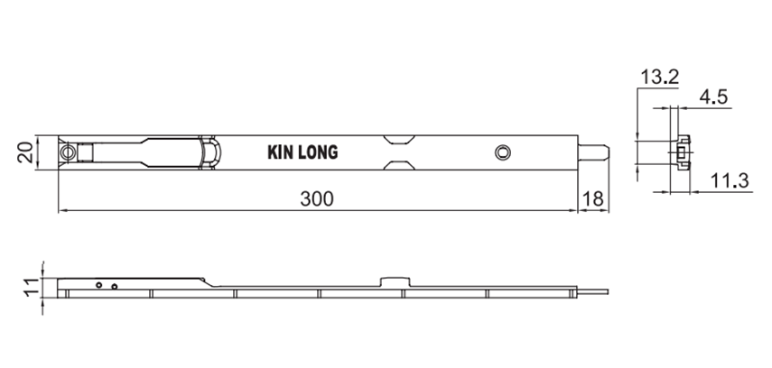 Thông số kỹ thuật chốt bật Kinlong MCX320A