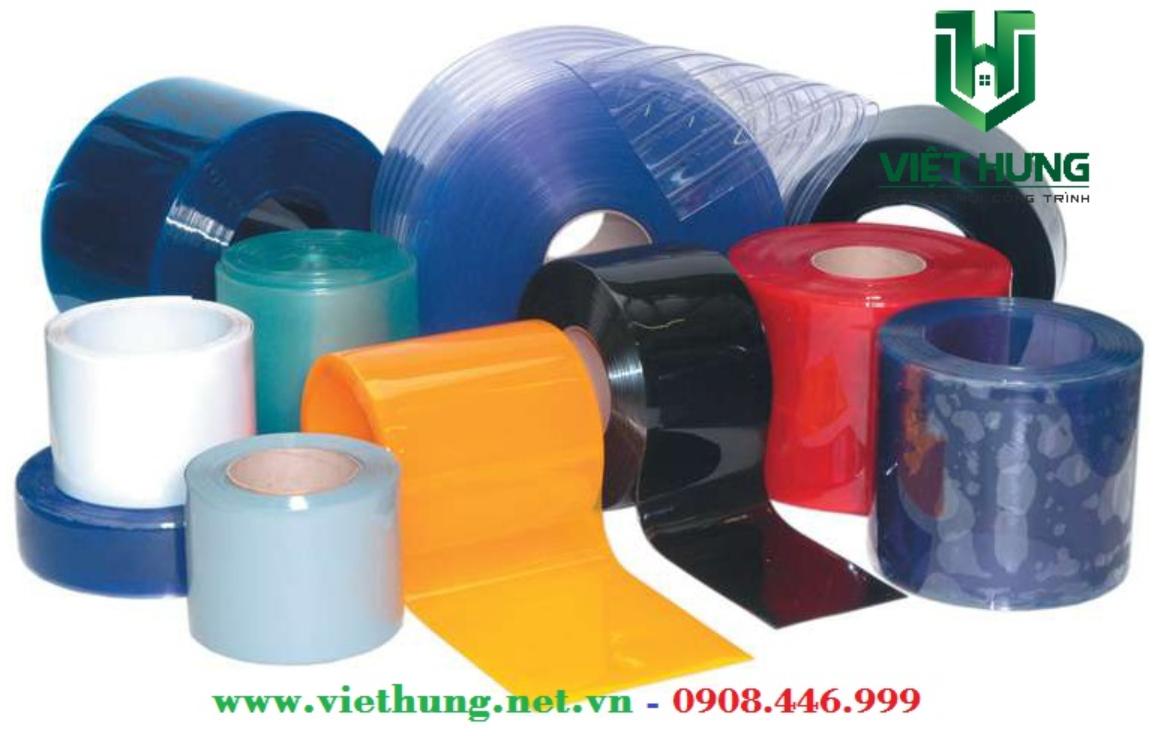 Rèm nhựa PVC Việt Hưng với đa dạng chủng loại và màu sắc
