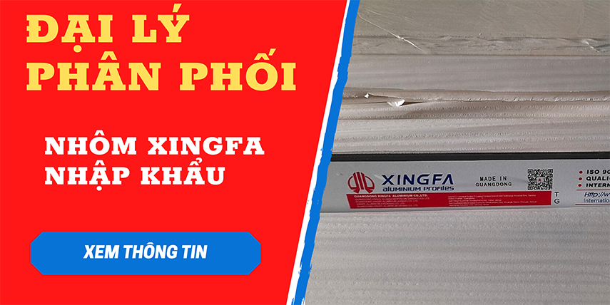 4 đại lý phân phối nhôm Xingfa Quảng Đông nhập khẩu tại TP HCM