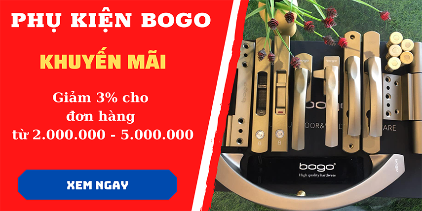 Khuyến mãi bậc 1 cho đơn hàng phụ kiện Bogo từ 2.000.000 đến 5.000.000