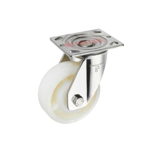 Bánh xe đẩy nhựa PA CP059 xoay càng inox 304 - Hình ảnh 2