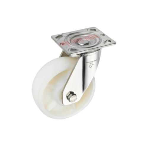Bánh xe đẩy nhựa PA CP059 xoay càng inox 304 - Hình ảnh 3