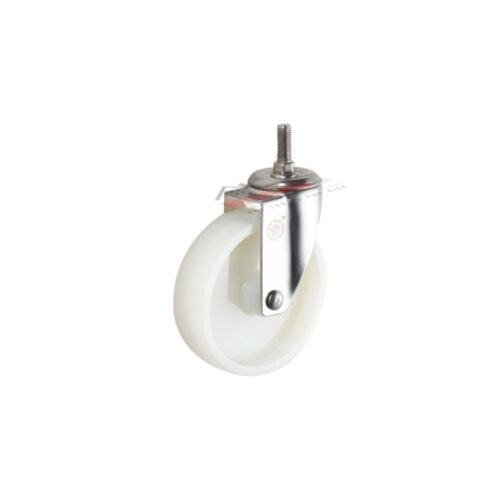 Bánh xe đẩy nhựa PA CP056 cọc vít càng inox - Hình ảnh 3
