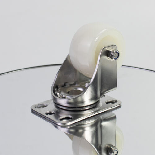 Bánh xe đẩy nhựa PA CP054 xoay càng inox 304 - Hình ảnh 7