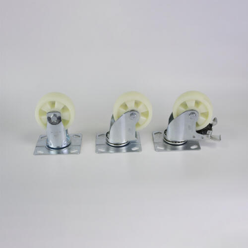 Bánh xe đẩy nhựa PP CP046 xoay có phanh - Hình ảnh 12