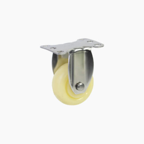 Bánh xe đẩy nhựa PA CP016 cố định càng inox - Hình ảnh 2