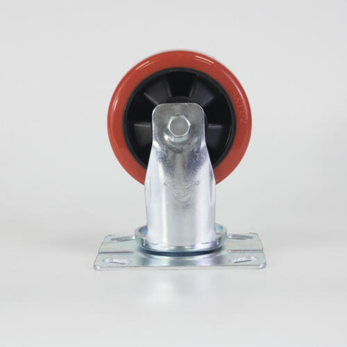 Bánh xe đẩy nhựa PU CP035 lõi nhựa cố định - Hình ảnh 2