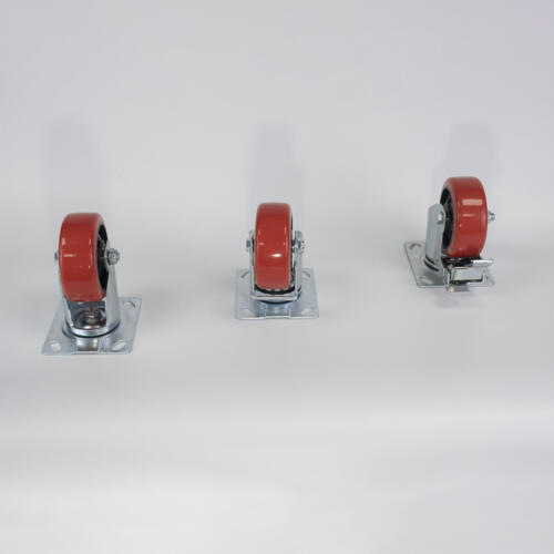 Bánh xe đẩy nhựa PU CP035 lõi nhựa cố định - Hình ảnh 18