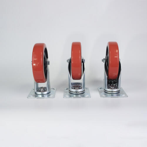 Bánh xe đẩy nhựa PU CP036 lõi nhựa xoay - Hình ảnh 31