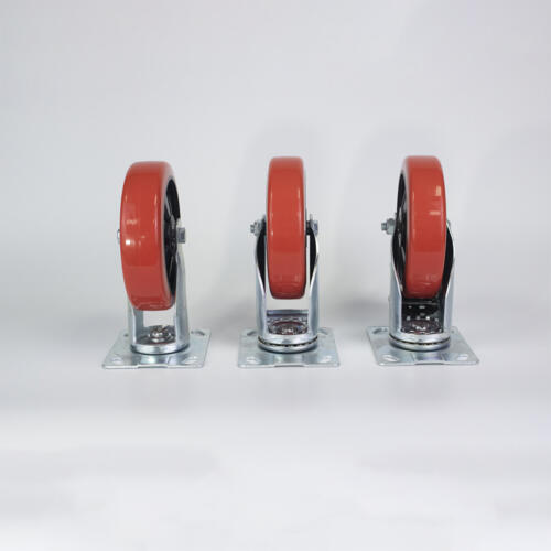 Bánh xe đẩy nhựa PU CP037 lõi nhựa xoay có khóa - Hình ảnh 34