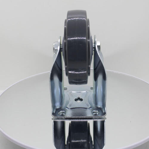 Bánh xe đẩy nhựa PU CP021 cố định - Hình ảnh 4
