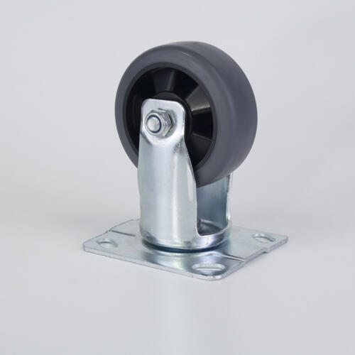 Bánh xe đẩy nhựa TPR CP041 cố định - Hình ảnh 6