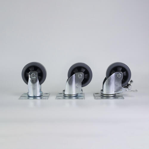 Bánh xe đẩy nhựa TPR CP041 cố định - Hình ảnh 7
