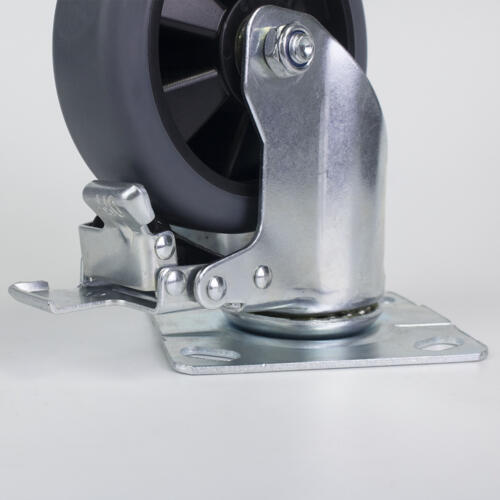 Bánh xe đẩy nhựa TPR CP043 xoay có khóa - Hình ảnh 10