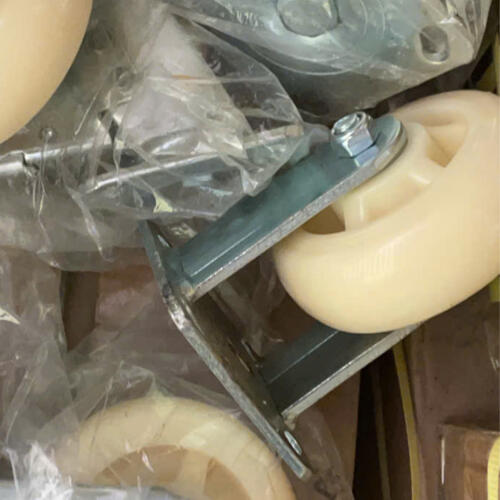 Bánh xe đẩy nhựa PP CP064 khóa ngang - Hình ảnh 4