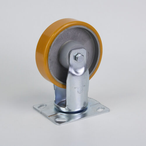 Bánh xe đẩy nhựa PU CP032 lõi nhôm cố định - Hình ảnh 3