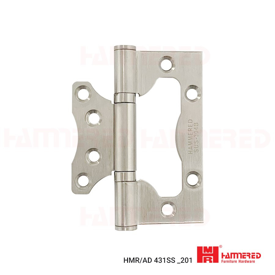 Bản lề âm dương HMR/AD 431SS _201 cho cửa nhựa composite