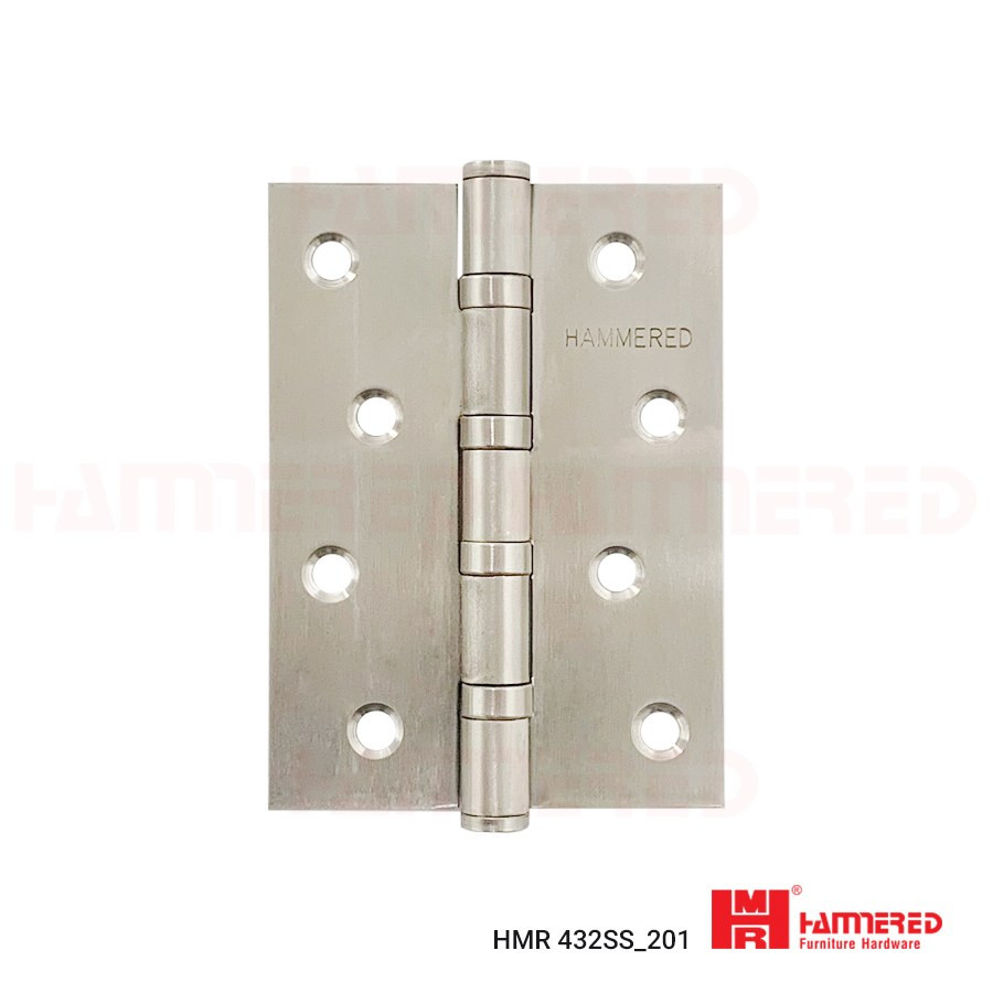 Bản lề lá inox mở HMR 432SS_201 cho cửa gỗ