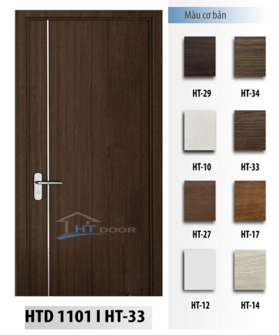 Bảng mã màu sắc phong phú cho cửa nhựa composite, đa dạng lựa chọn thiết kế