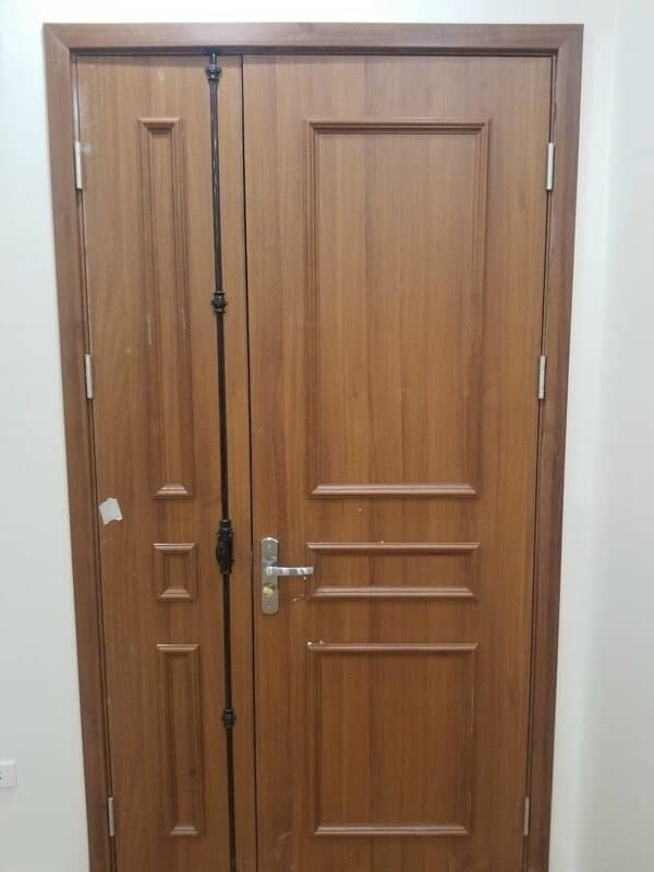 Bảng mẫu cửa nhựa composite 2 cánh phào chỉ nổi