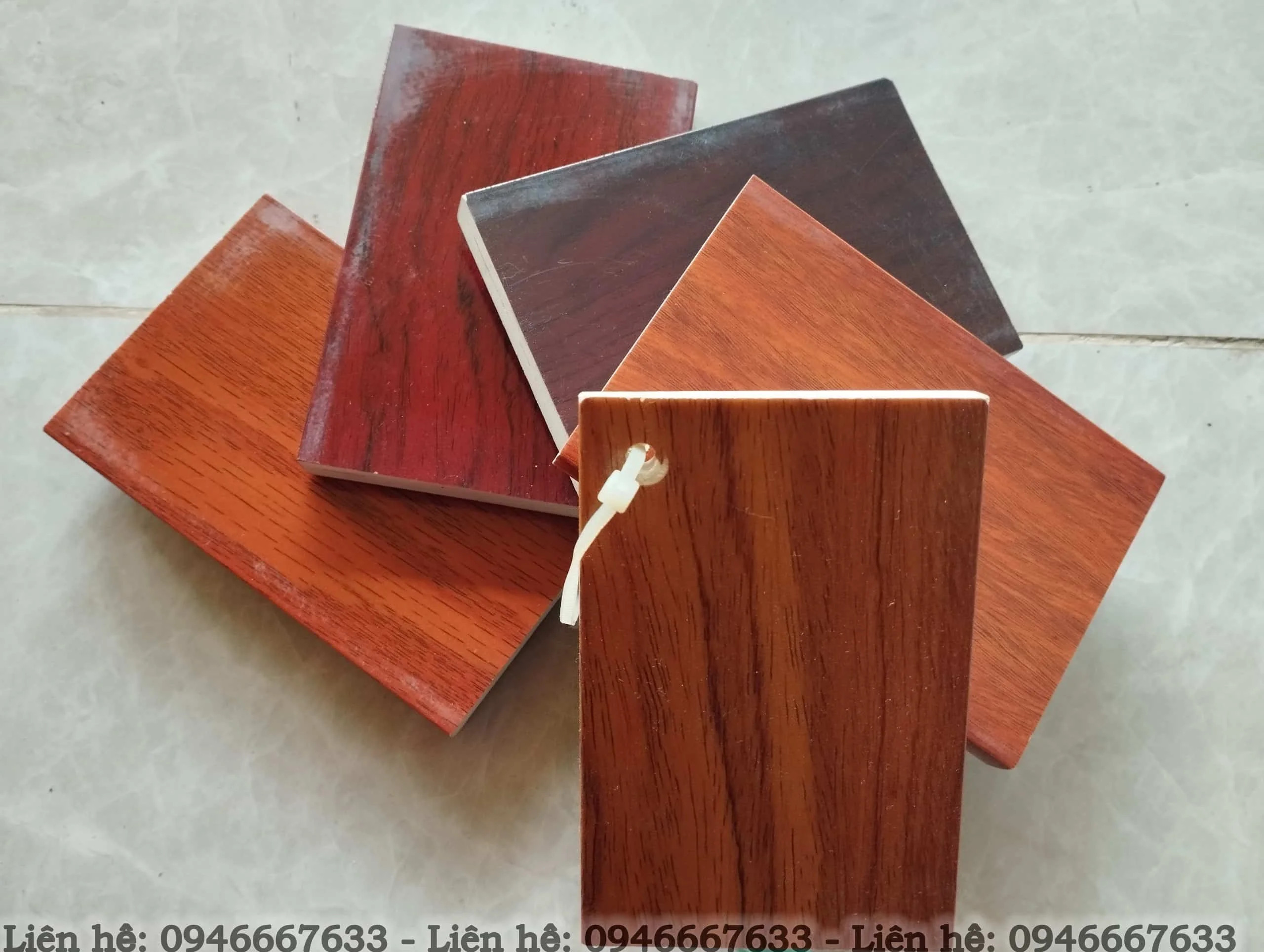 Bảng màu vân gỗ đẹp mắt của cửa nhựa giả gỗ Composite Luxury