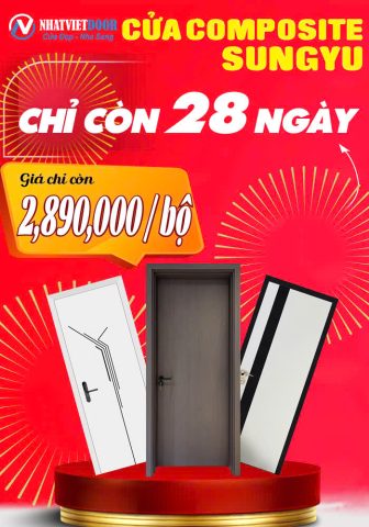 banner khuyến mãi cửa nhựa Đài Loan cao cấp