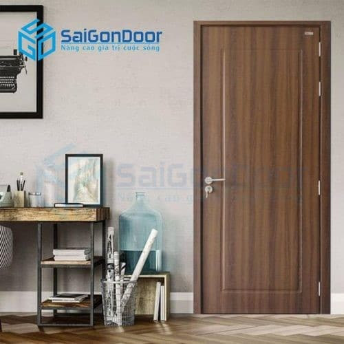 Bề mặt tinh tế của cửa nhựa giả gỗ