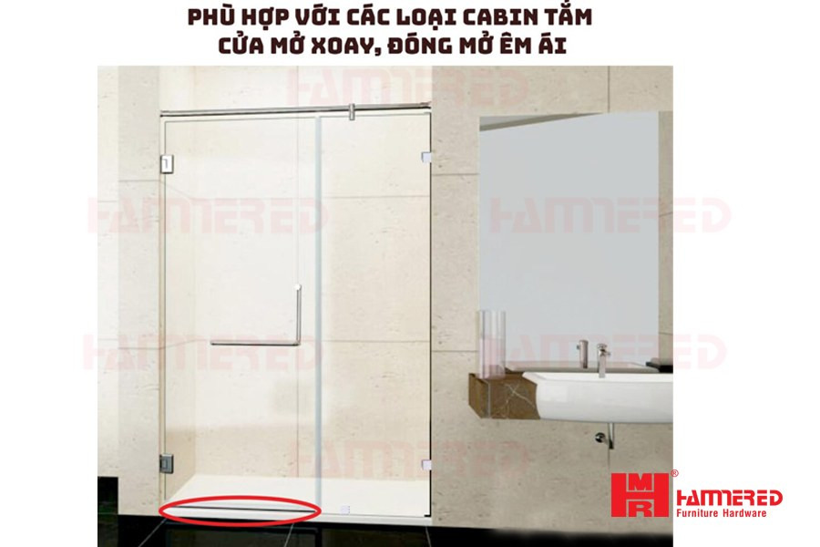 các loại nẹp nhựa phổ biến cho cửa kính phòng tắm, đa dạng kiểu dáng