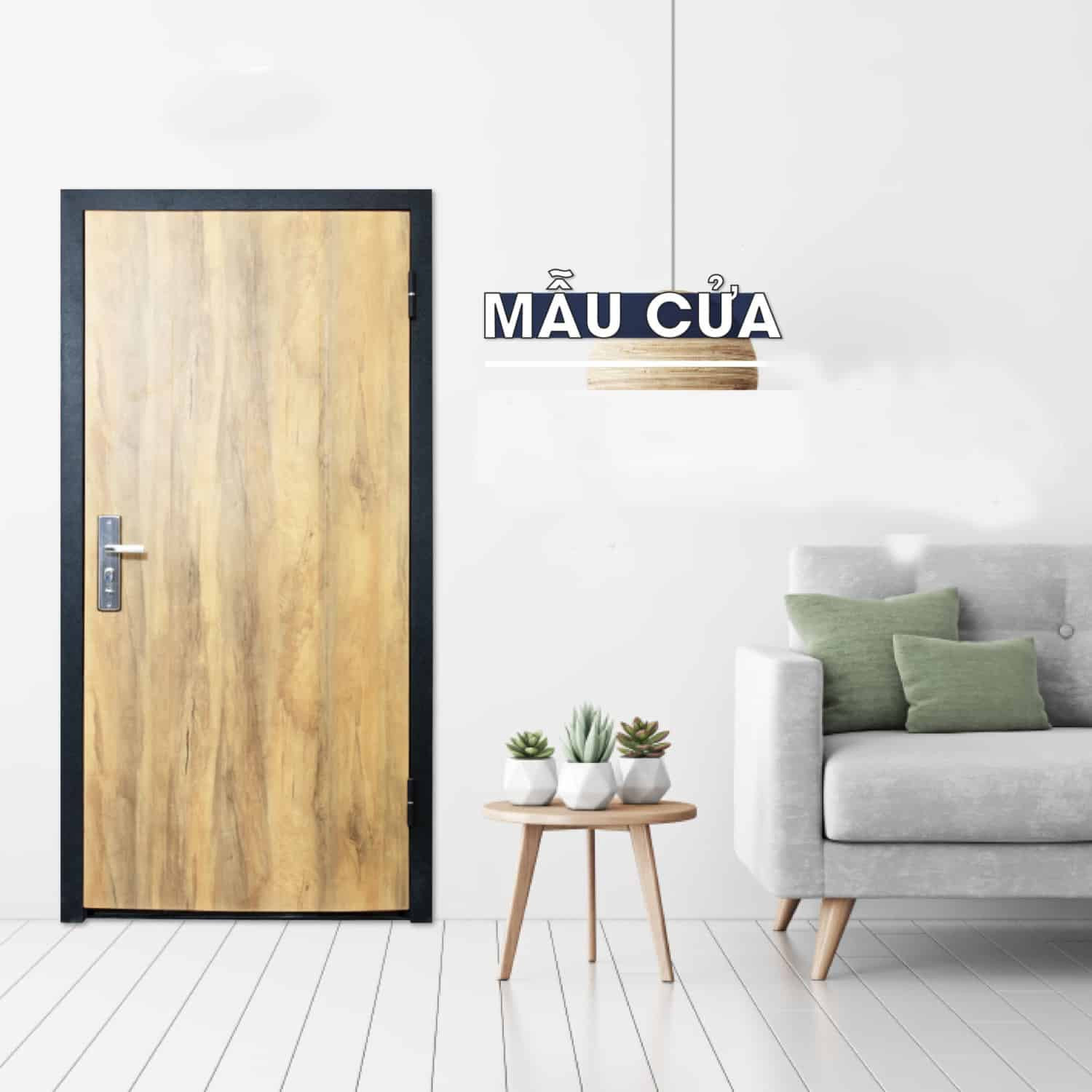 Các mẫu cửa nhựa giả gỗ đẹp và đa dạng