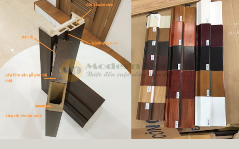 Cấu tạo cửa nhựa Sungyu chắc chắn, bền đẹp
