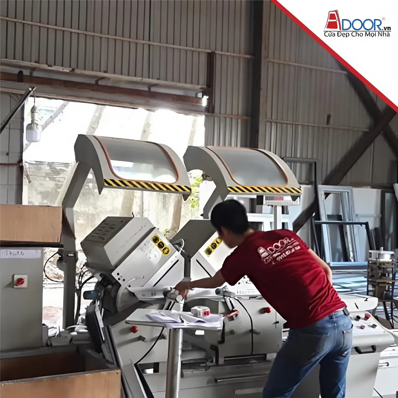 Cơ sở sản xuất cửa nhựa lõi thép hiện đại của NNM GROUP tại Bình Dương