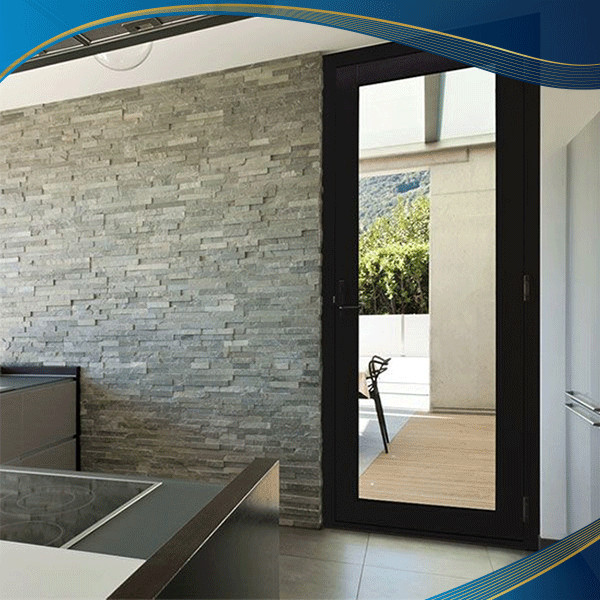Cửa đi nhựa lõi thép uPVC 1 cánh mở trong, được ưa chuộng cho phòng vệ sinh tại các công trình Đà Nẵng