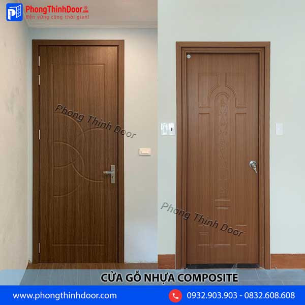 Cửa gỗ nhựa Composite chất lượng cao cho nhà vệ sinh
