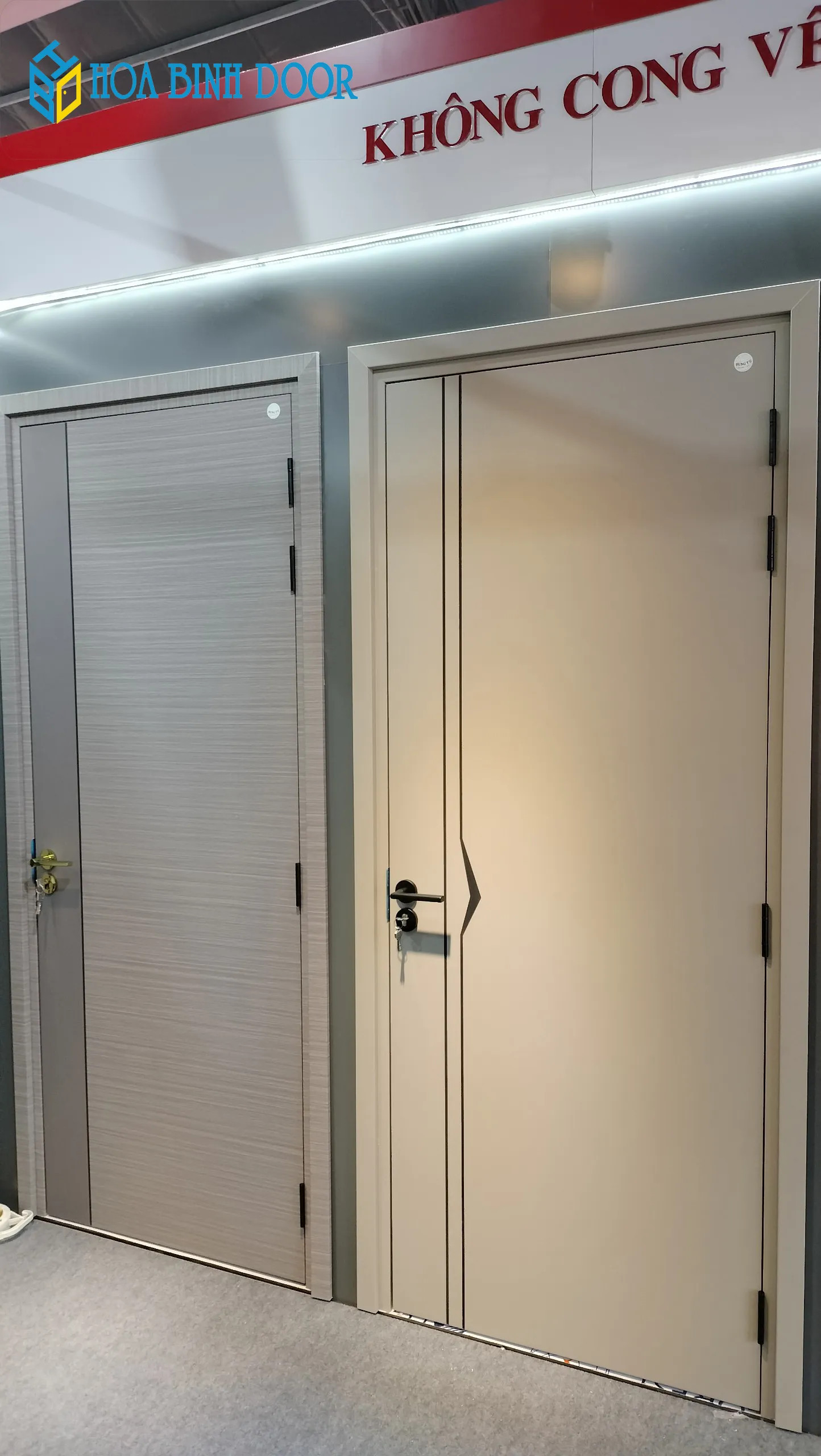 Cửa gỗ nhựa composite mẫu phẳng