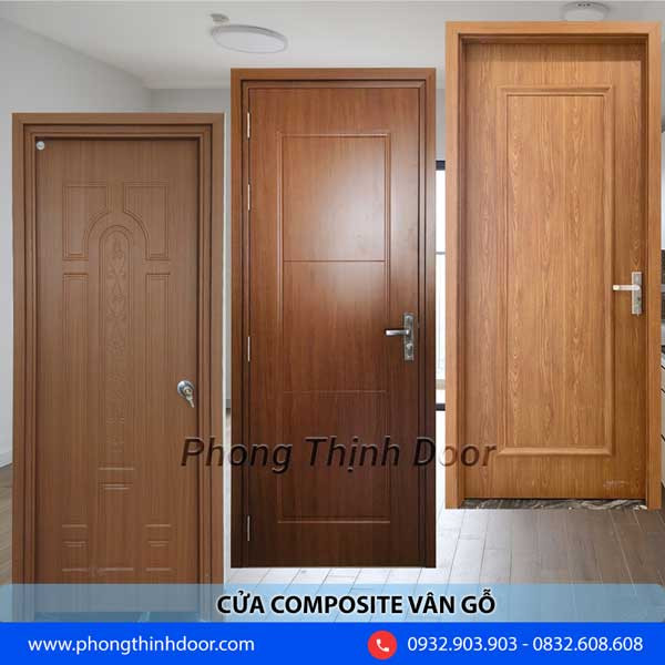 Cửa gỗ nhựa Composite vân gỗ cho nhà vệ sinh Đà Nẵng