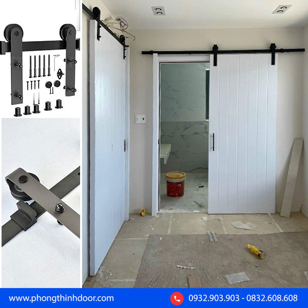 Cửa lùa nhựa composite Barndoor độc đáo và ấn tượng
