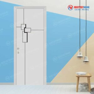 Cửa nhựa composite Đài Loan NVD 25-23 vân gỗ