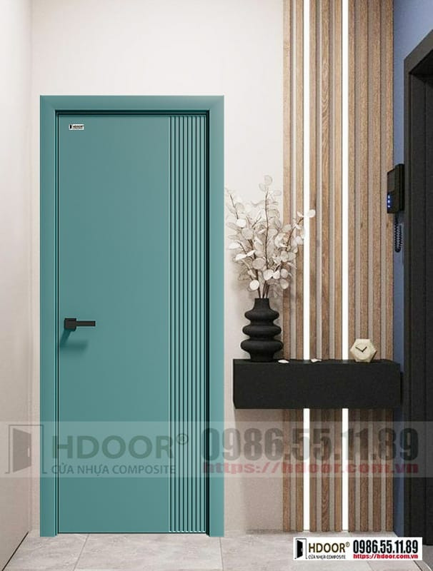 Cửa nhựa composite đẹp mắt, lý tưởng cho không gian phòng ngủ hiện đại