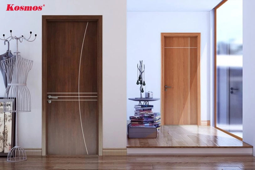 Cửa nhựa composite Huge ấn tượng với phụ kiện nẹp trang trí