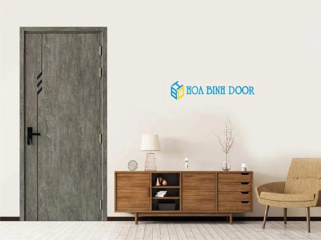 Cửa nhựa composite màu vân gỗ