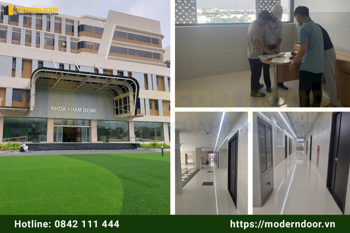 Cửa nhựa Composite tại cửa hàng trang sức DOJI